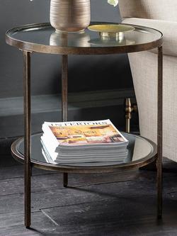 Gallery Direct Siena Side Table, Bronze, Bronze