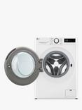 LG F4Y513WWLN1 Freestanding Washing Machine, 13kg Load, 1400rpm Spin, White