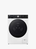 LG F4Y711WBTA1 Freestanding Washing Machine, 11kg Load, 1400rpm Spin, White