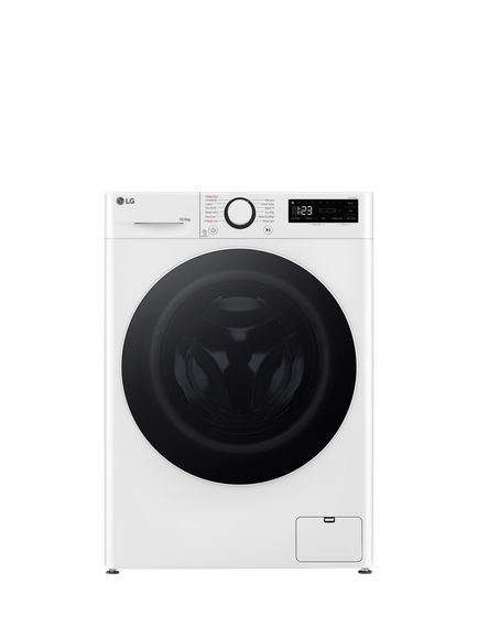 LG FWY606WWLN1 Freestanding Washer Dryer, 10kg/6kg Load, 1400rpm Spin, White, White