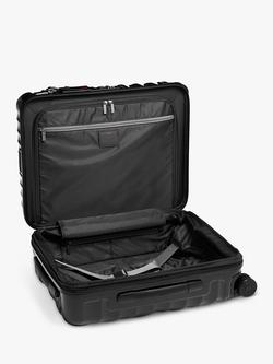 TUMI 19 Degree Continental 55cm 4-Wheel Expandable Carry On Cabin Case - view 2, Polished Black