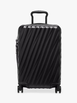 TUMI 19 Degree International 55cm 4-Wheel Expandable Cabin Case, Black Texture