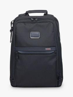 TUMI Alpha 3 Slim Backpack, Black, Black