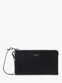 TUMI Voyageur Ankara Wrist Pouch, Black/Gunmetal, Black/Gunmetal