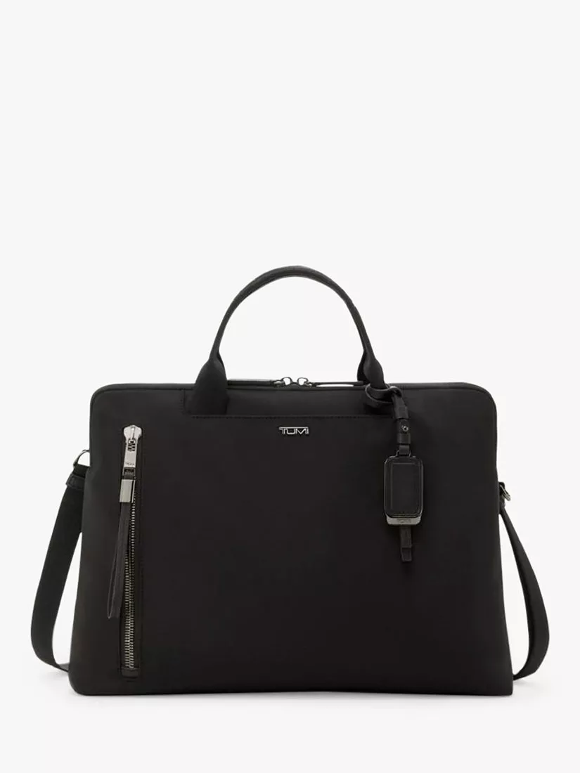 TUMI Voyageur Benin 15.6 Laptop Case Black Gunmetal