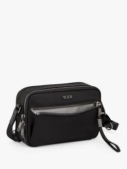TUMI Voyageur Langley Crossbody Bag, Black/Gunmetal, Black/Gunmetal