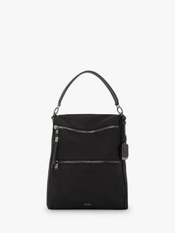 TUMI Voyageur Leigh Tote Backpack, Black/Gunmetal