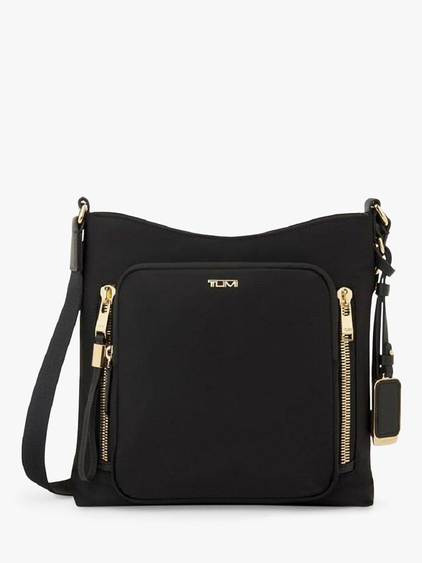 TUMI Voyageur Tyler Crossbody Bag, Black/Gold