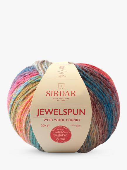 Sirdar Jewelspun Chunky Knitting Yarn, Precious Reef