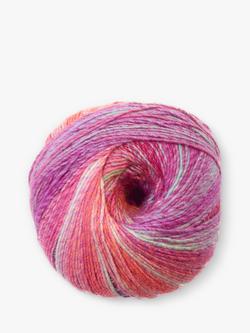 Sirdar Jewelspun With wool Aran Yarn, 200g - view 2, Glowing Garnet
