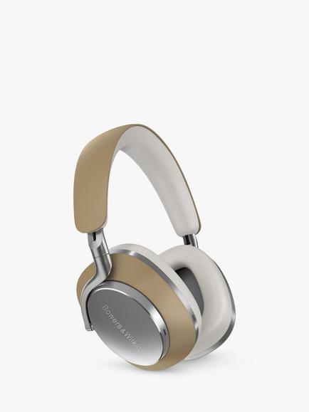 Bowers & Wilkins Px8 Noise Cancelling Wireless Over Ear Headphones, Tan