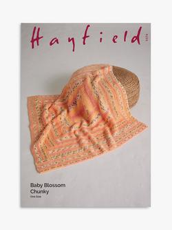 Hayfield Baby Blossom Chunky Little Buds Blanket Knitting Pattern, 5574, Pattern