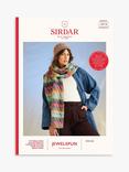 Sirdar Jewelspun Seabreeze Hat & Scarf Knitting Pattern, 10710