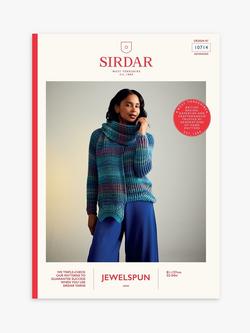 Sirdar Jewelspun Twilight Twin Set Knitting Pattern, 10714, Pattern