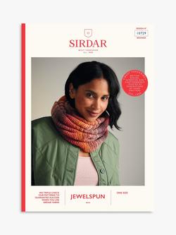 Sirdar Jewelspun Sunset Stroll Snood Knitting Pattern, 10729, Pattern