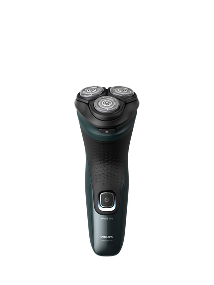 Philips Series 3000X X3052/00 Wet & Dry Electric Shaver with 27 PowerCut Blades, 4D Flex Heads & Pop-up Trimmer, Dark Green Forest - view 2, Dark Green Forest