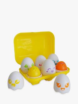 TOMY Toomies Hide & Squeak Eggs, Multi