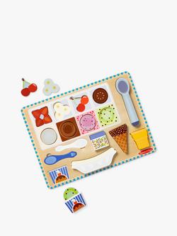 Melissa & Doug Ice Cream Puzzle, Multi