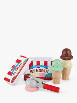 Melissa & Doug Scoop & Stack Ice Cream Cone Playset, Multi