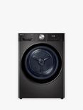 LG FDV1110B  DUALDry FDV1110B Heat Pump Tumble Dryer, 10kg Load, Platinum Black