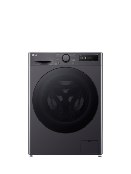 LG FWY706 Freestanding Washer Dryer, 10kg/6kg Load, 1400rpm Spin, Slate Grey