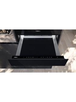 Siemens iQ700 BI710C1B1B Built In Warming Drawer - view 2, Black