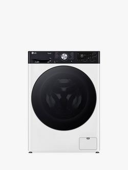 LG F4Y709WBTA1 Freestanding Washing Machine, 9kg Load, 1400rpm Spin, White, White