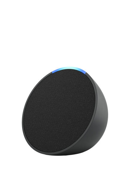 Amazon Echo Pop Smart Speaker with Alexa+ Early Access Voice Recognition & Control, Charcoal