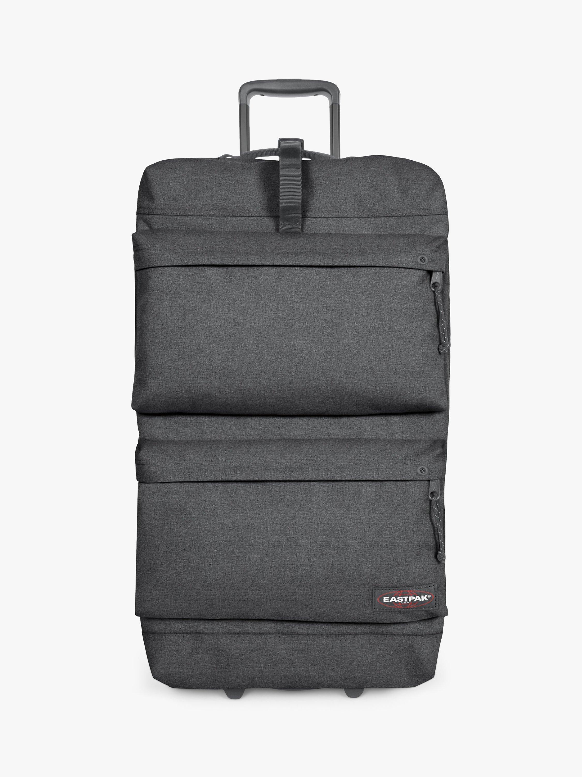 Eastpak Double Tranverz 2-Wheel 79cm Large Suitcase, Black Denim