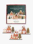 Artcuts Gingerbread Village Wood Craft Kit