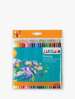 Derwent Lakeland Watercolour Pencils, Pack of 24, Multi