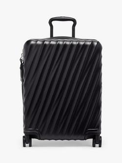 TUMI 19 Degree Continental 55cm 4-Wheel Expandable Carry On Cabin Case, Matte Black