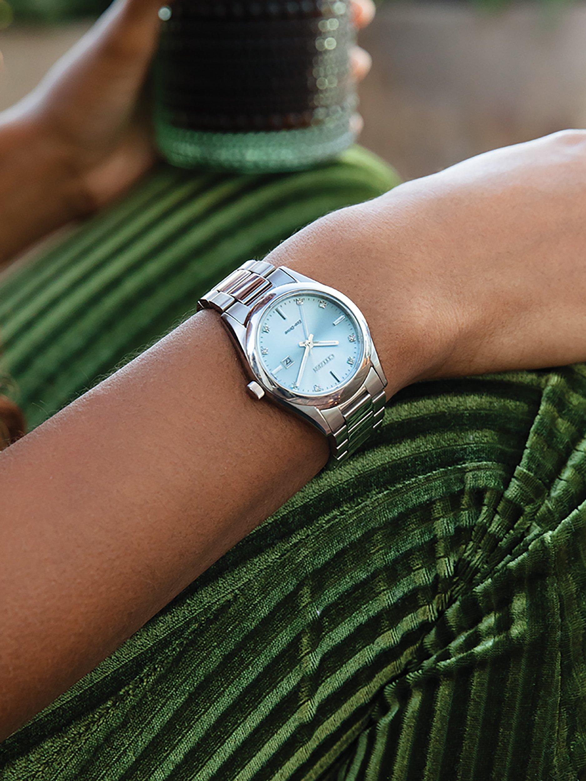 Product image 8 of 9, which shows Citizen Women's Eco-Drive Bracelet Watch, Silver
