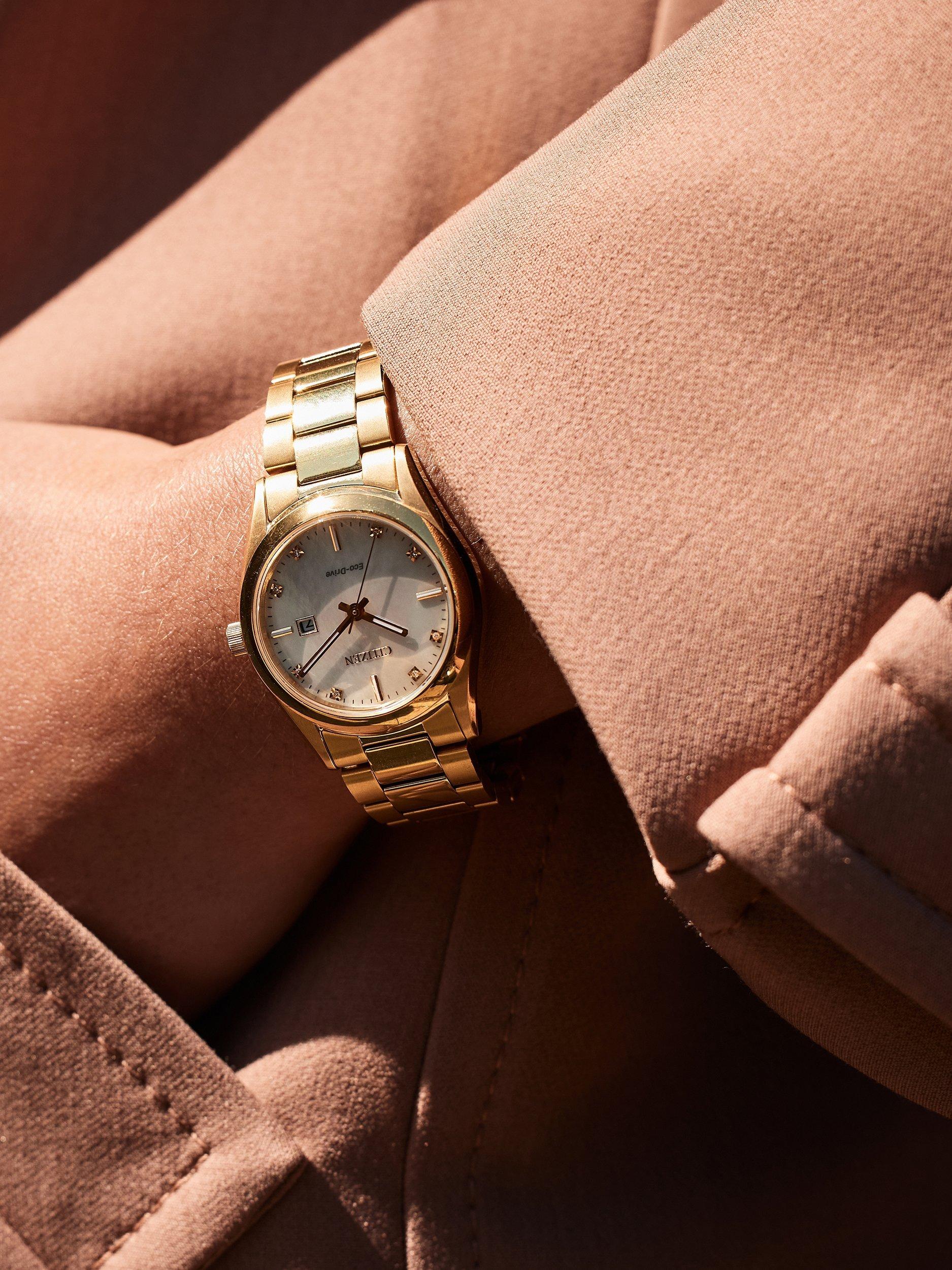 Product image 9 of 10, which shows Citizen Women's Eco-Drive Bracelet Watch, Gold