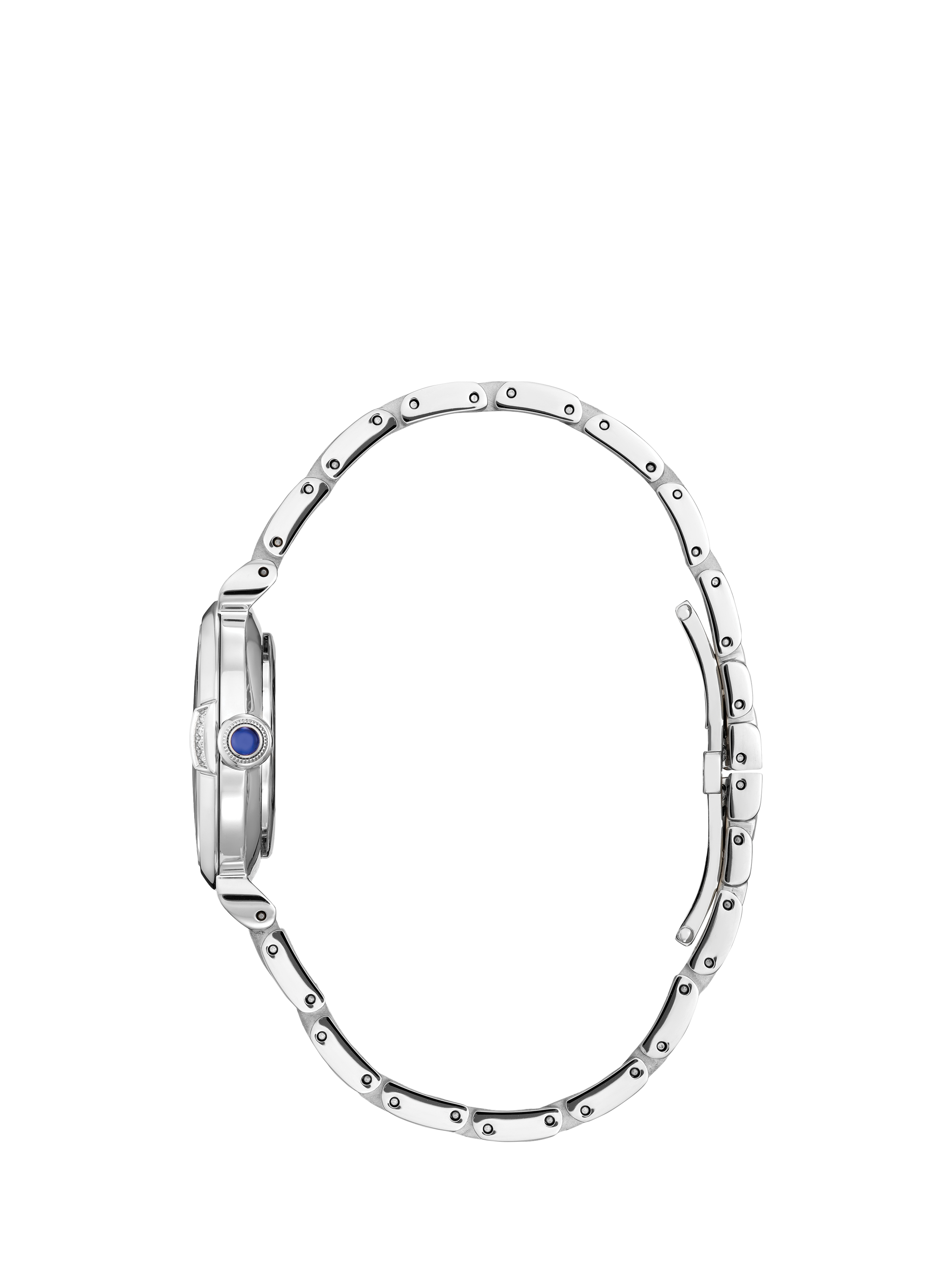 Product image 3 of 7, which shows Citizen Eco-Drive L Mae Diamond & Sapphire Bracelet Watch, Silver