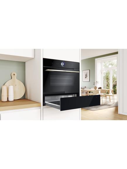 Bosch Series 8 BIC7101B1B Warming Drawer, Black - view 2, Black