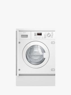 Neff N30 V6320X2GB Integrated Washer Dryer, 7kg/4kg Load, 1400rpm Spin, White, White
