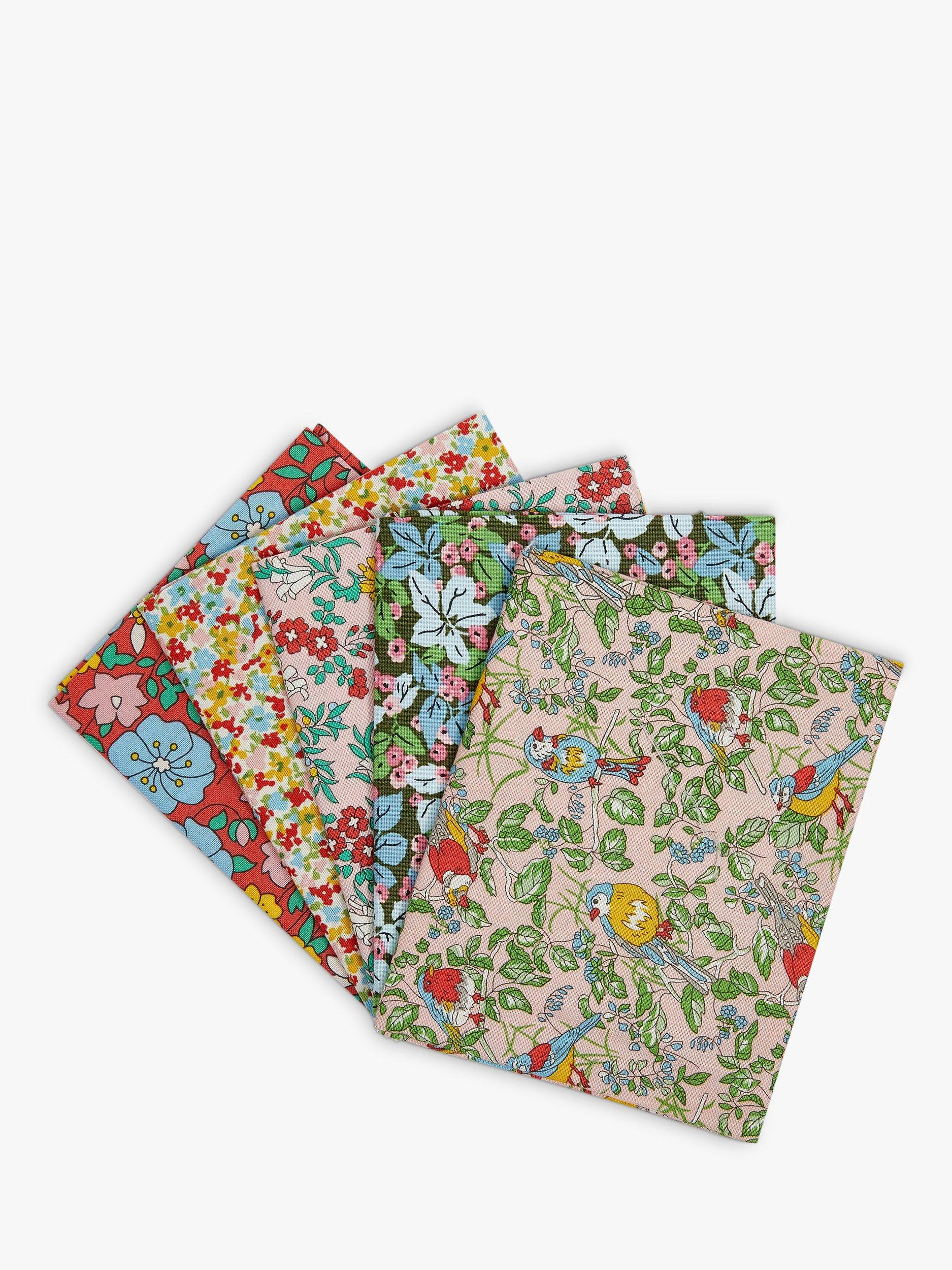 Liberty Fabrics Woodland Hills Fat Quarter Fabrics, Pack of 5