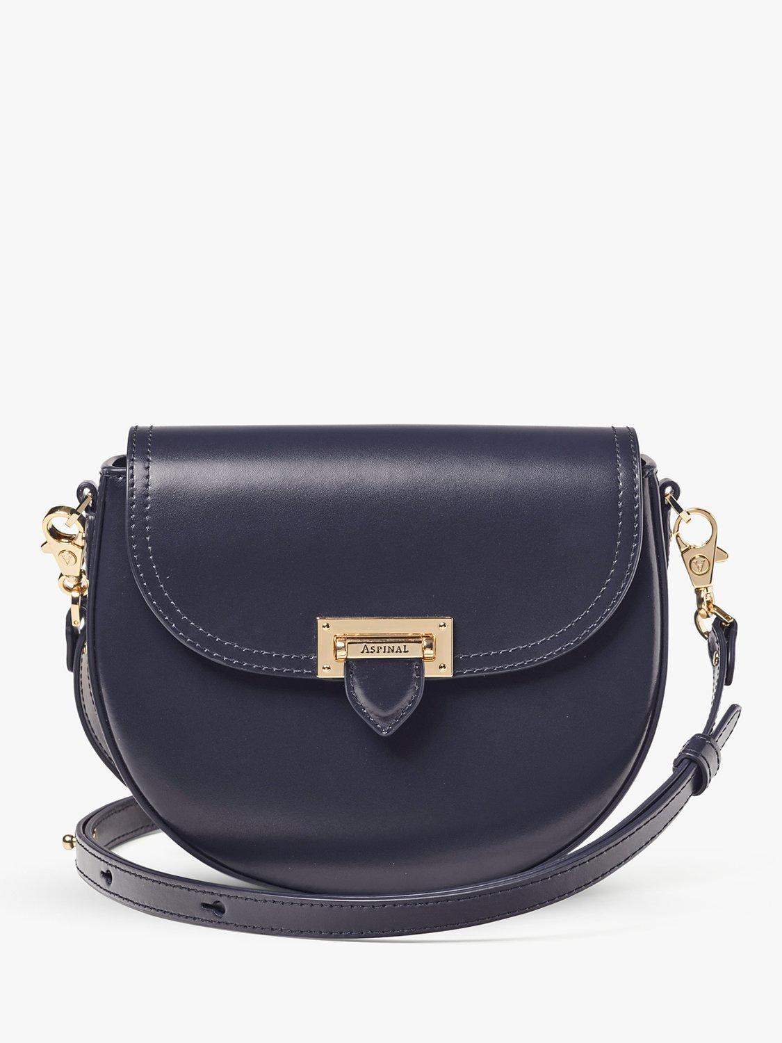 Aspinal of London Portobello Cross Body Bag, Navy