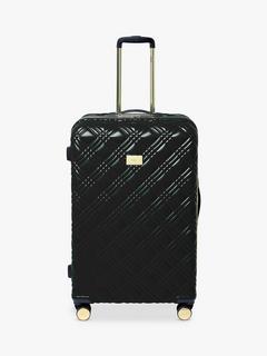 Dune London Orchester 4-Wheel 77cm Large Suitcase, Black