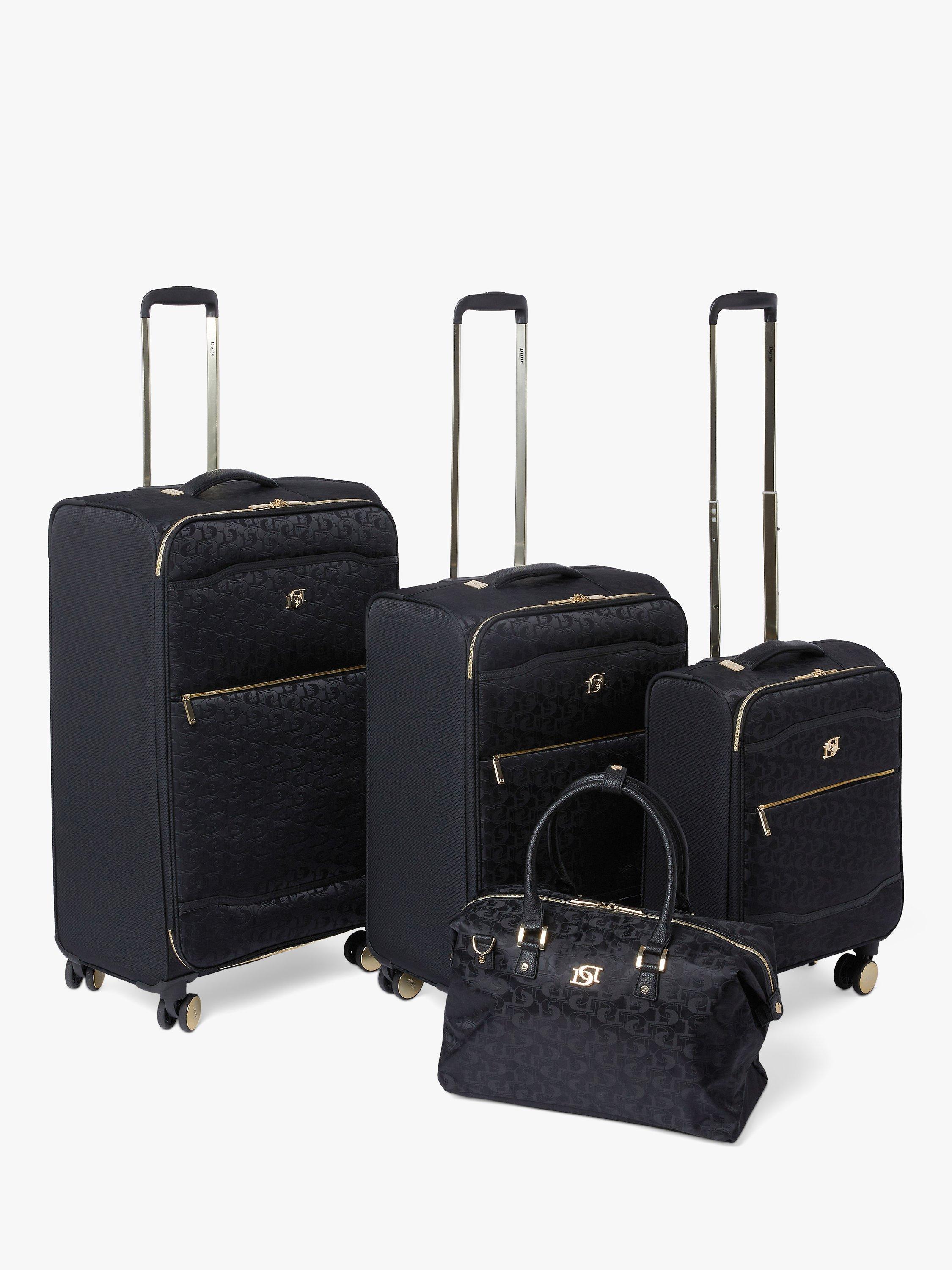 Dune Oriel Monogram Print Holdall Black
