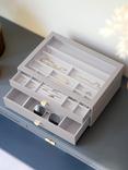 Stackers Supersize Display 2 Drawer Jewellery Box, Taupe