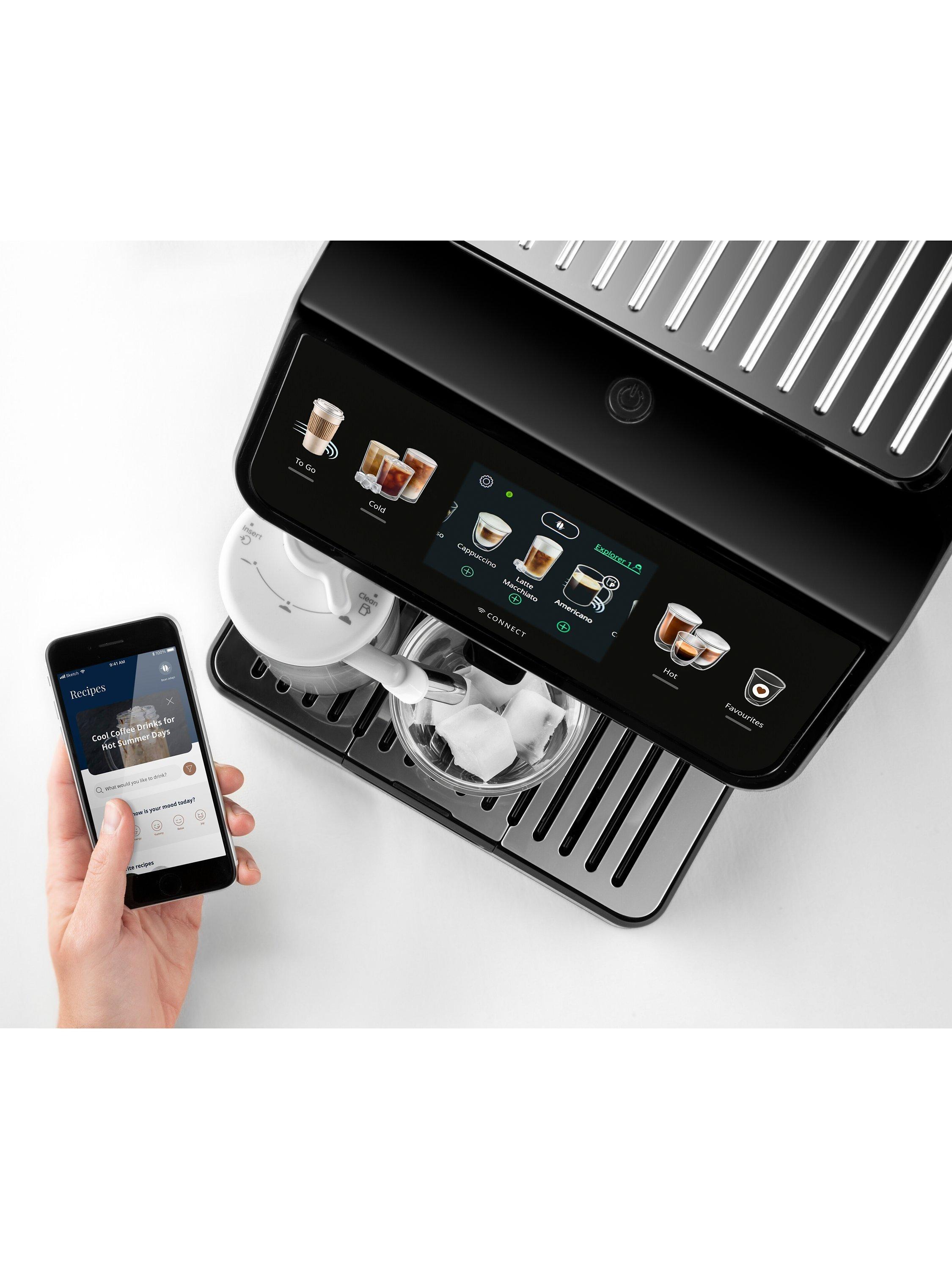 De Longhi Eletta Explore ECAM450.86.T Bean to Cup Coffee Machine Titanium Black