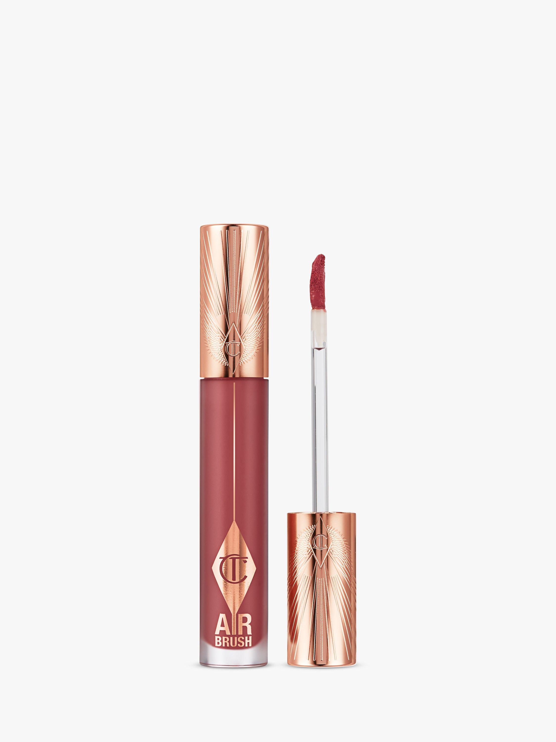 Product image 1 of 4, which shows Charlotte Tilbury Airbrush Flawless Lip Blur, Pillow Talk Medium Blur