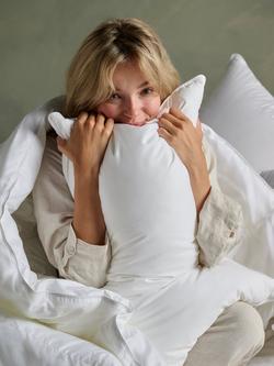 Bedfolk Down Alternative Standard Pillow, Soft, White