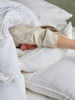 Bedfolk Duck Down Standard Pillow, Medium - view 2, White