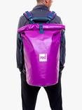 Red Waterproof Rolltop Dry Bag Backpack, 30L, Venture Purple