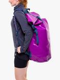 Red 60L Roll-Top Dry Bag Backpack