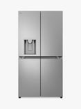 LG GML960PYFE Freestanding 60/40 Plumbed American Fridge Freezer, Prime Silver