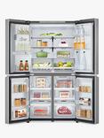 LG GML960PYFE Freestanding 60/40 Plumbed American Fridge Freezer, Prime Silver